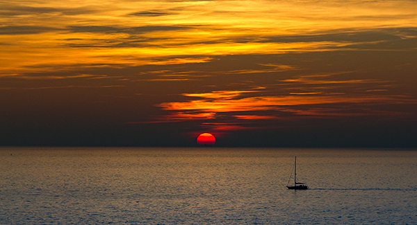 zonsondergang zeeland