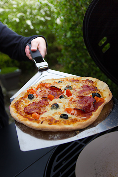 Pizza op de bbq