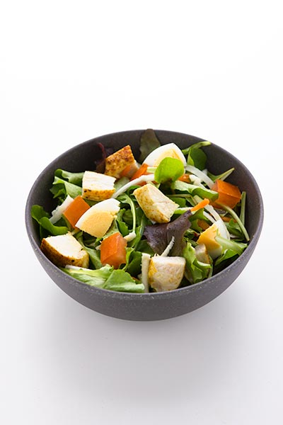 Salade met koude kip